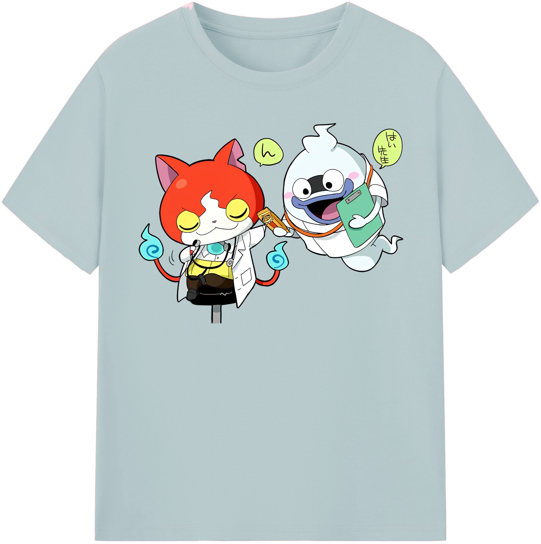 （画像用） 妖怪ウォッチ Yo-kai Watch 綿100％半袖Tシャツ（フロントプリント）